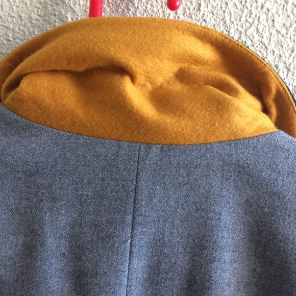 NWOT Gray and Navy Blue blazer - Picture 8 of 8